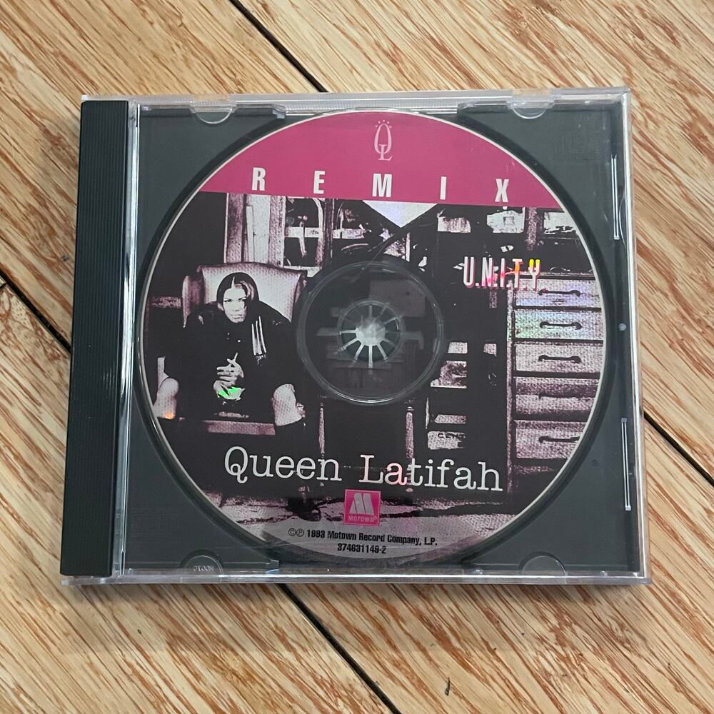Queen Latifah - U.N.I.T.Y. Remix CD Single rare 90s hip hop